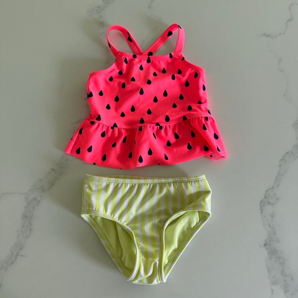 Cat & Jack Watermelon Tankini - Size 3T - Super Cute!